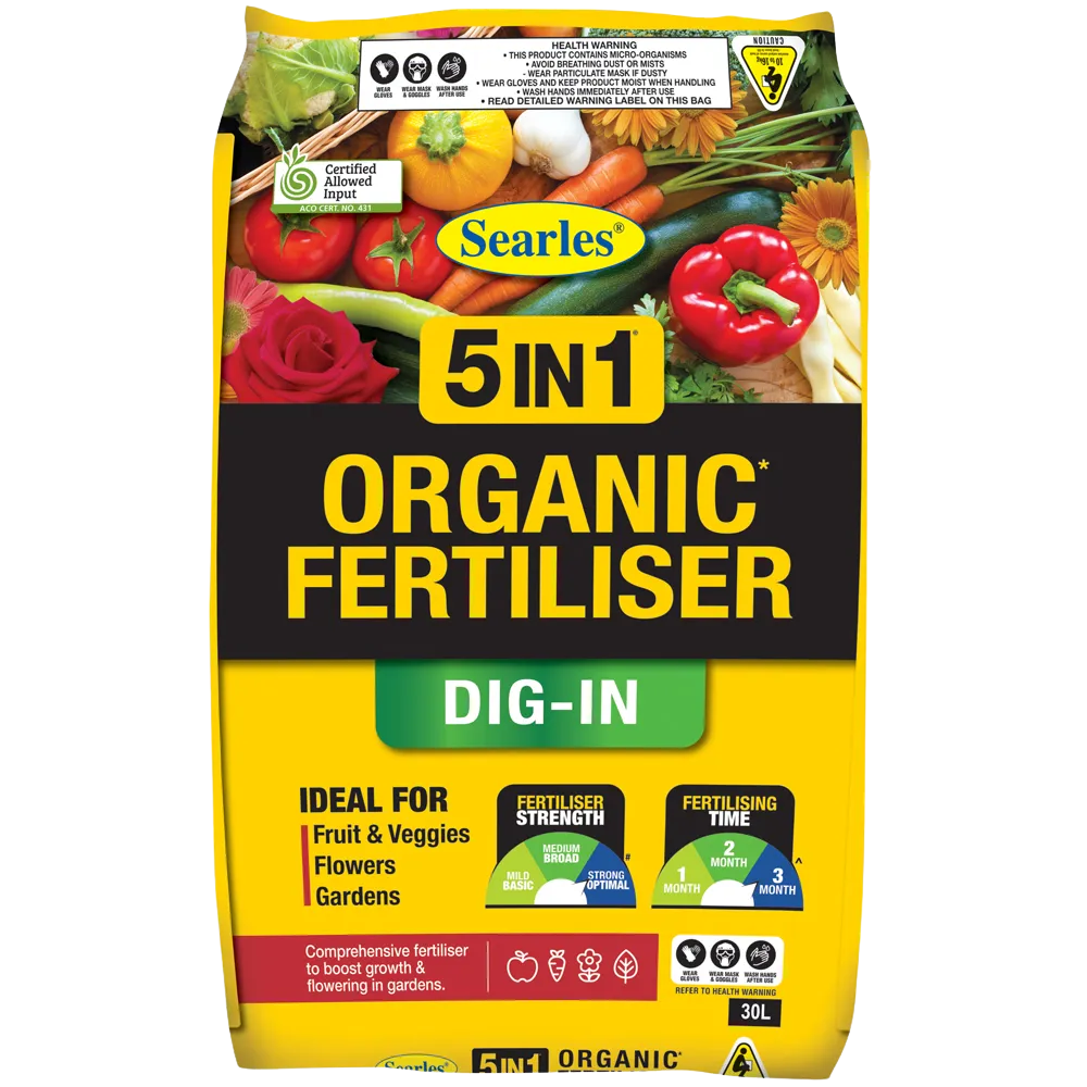 Searles 5 IN 1 Organic Fertiliser 30L