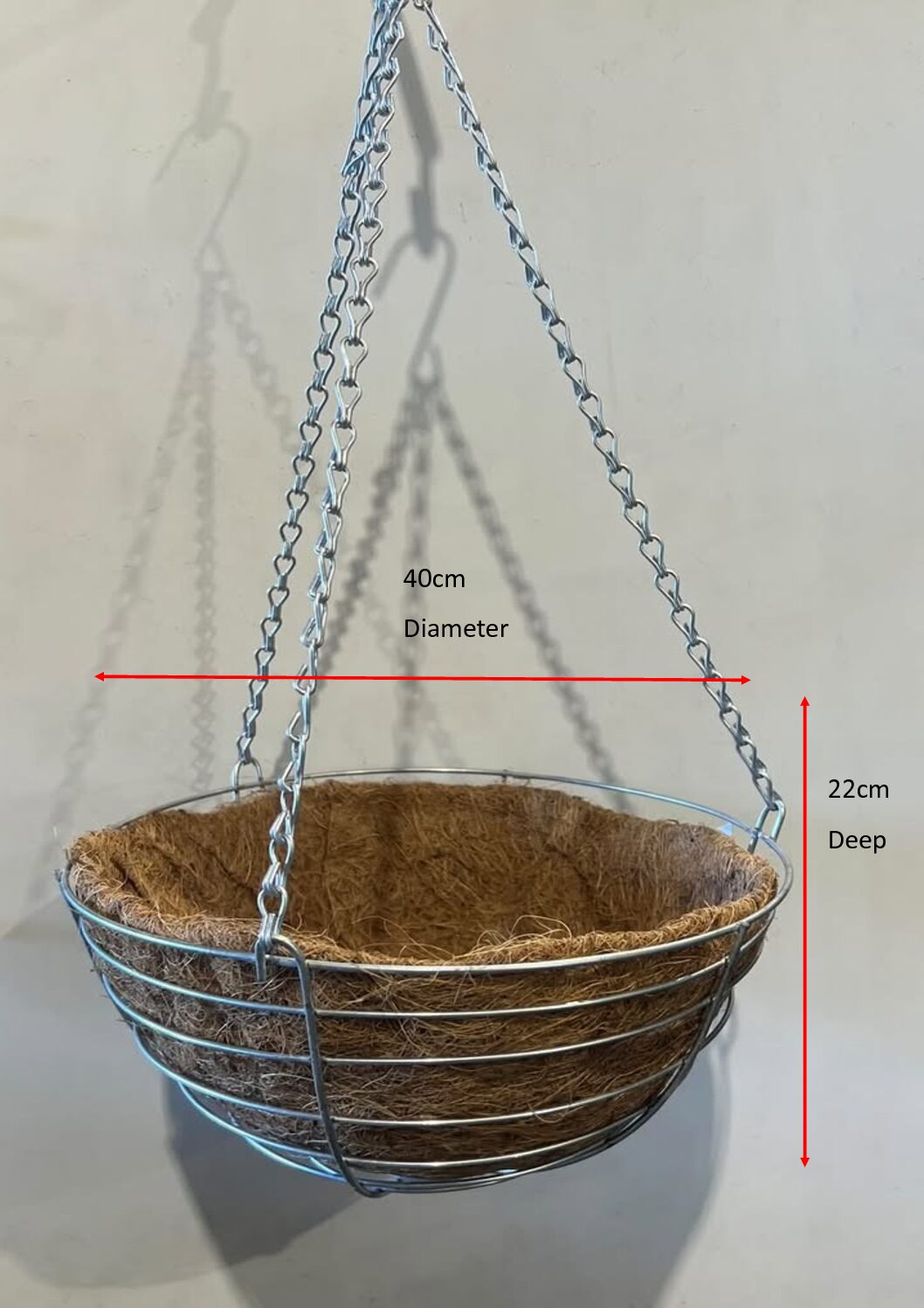 Hanging Baskets: Coco Fibre - 40cm image