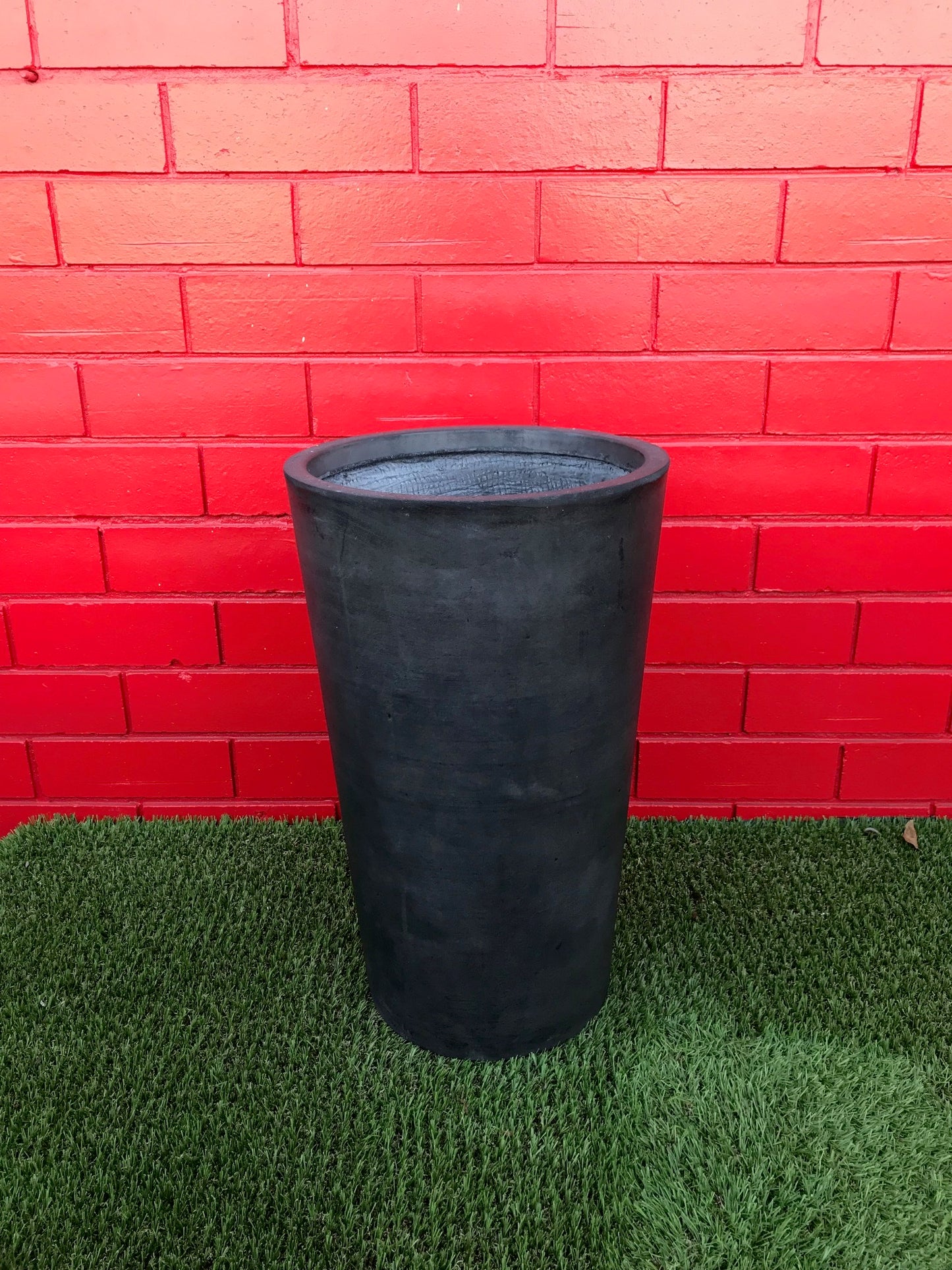 Stone-Lite Crucible Planter Pots - Charcoal, Small image