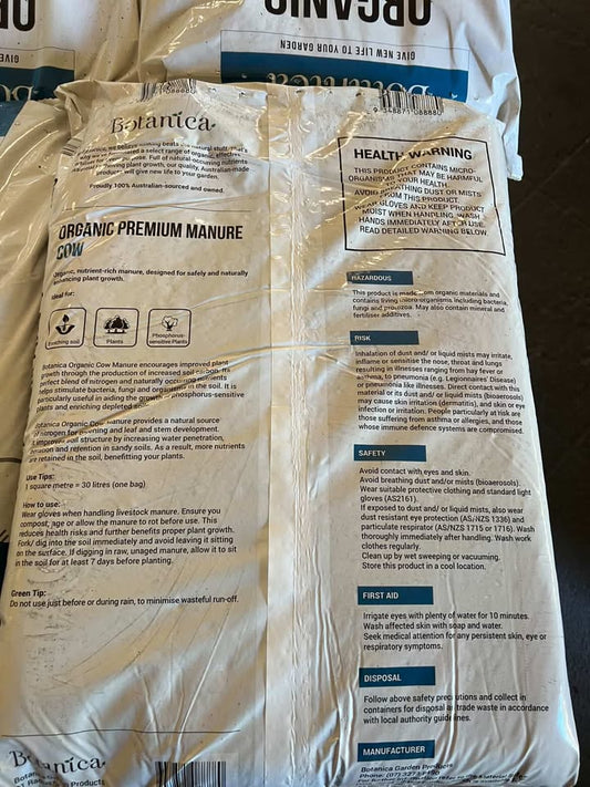 Botanica Premium Cow Manure 30L image 1