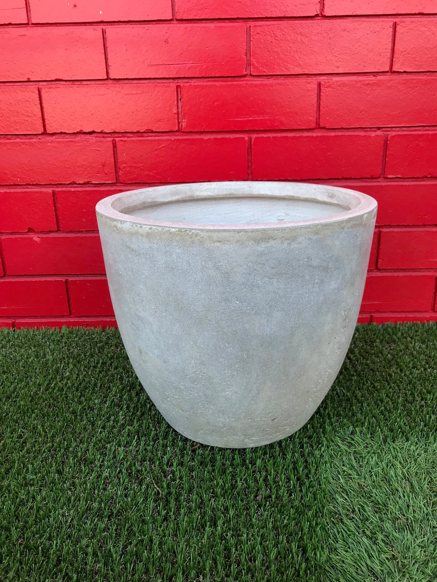 Stone-Lite Egg Planter Pots - Limestone, Small image