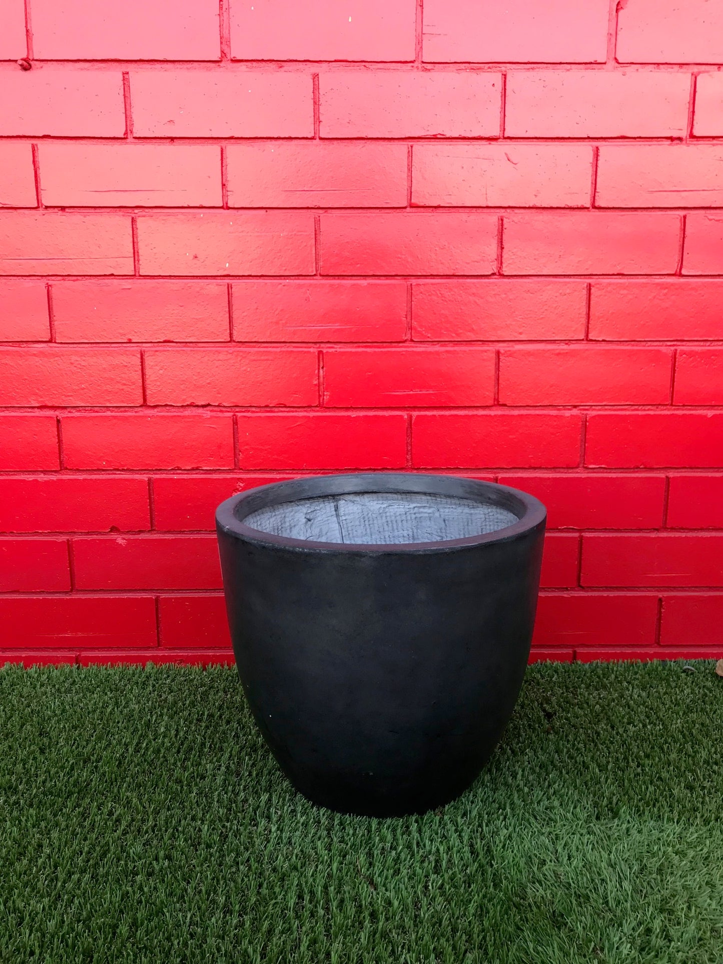 Stone-Lite Egg Planter Pots - Charcoal, Small image