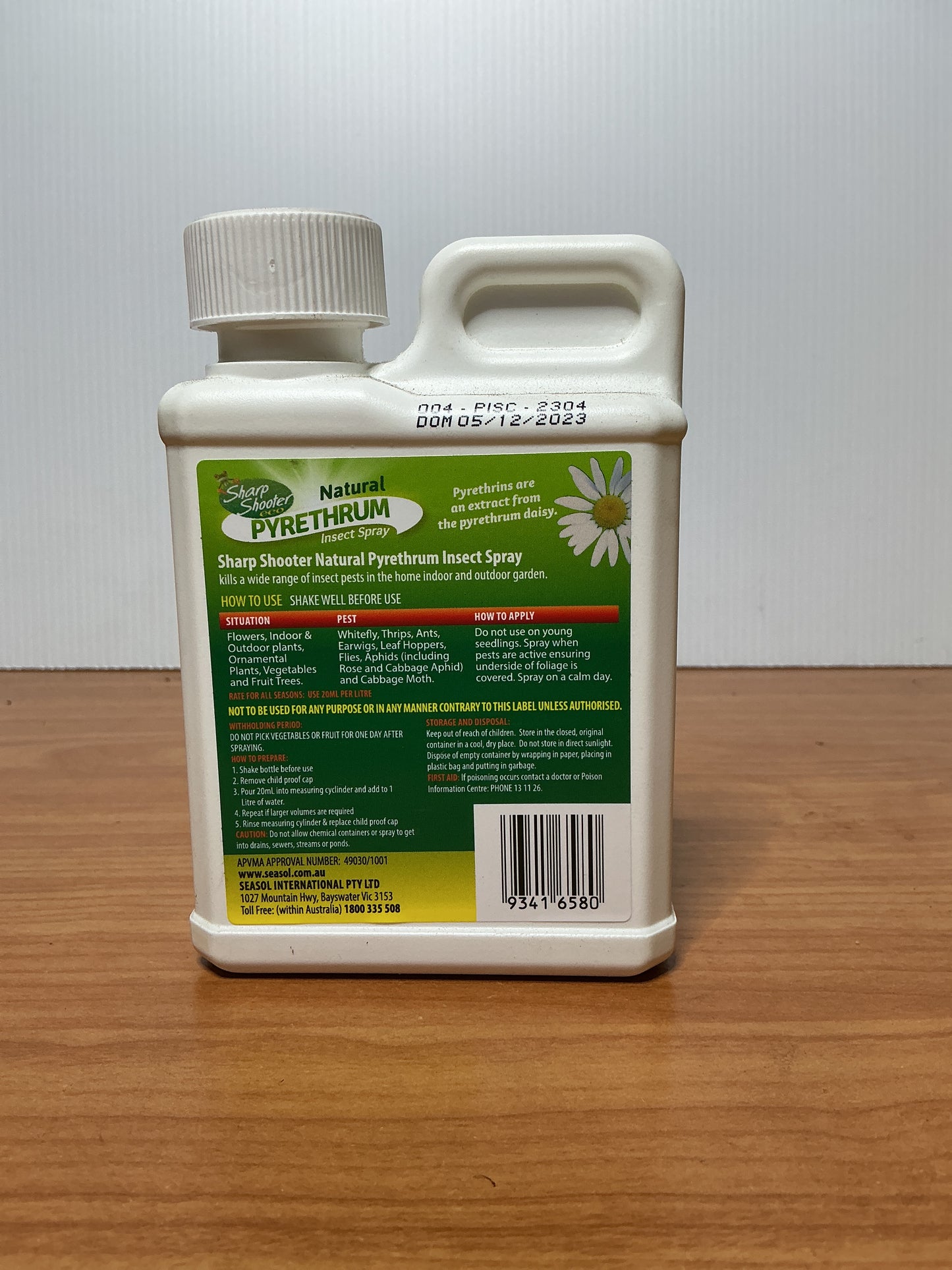 Natural Pyrethrum Insect Spray 250mL