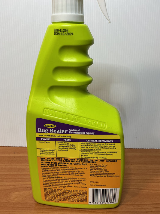 Searles Bug Beater Natural Pyrethrum Spray RTU 750mL