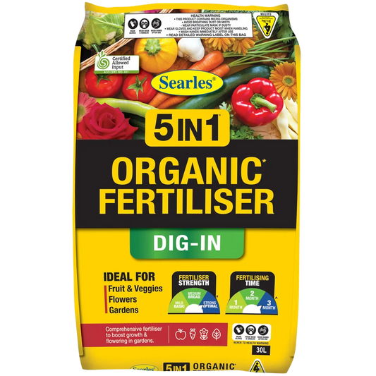 Searles 5 IN 1 Organic Fertiliser 30L