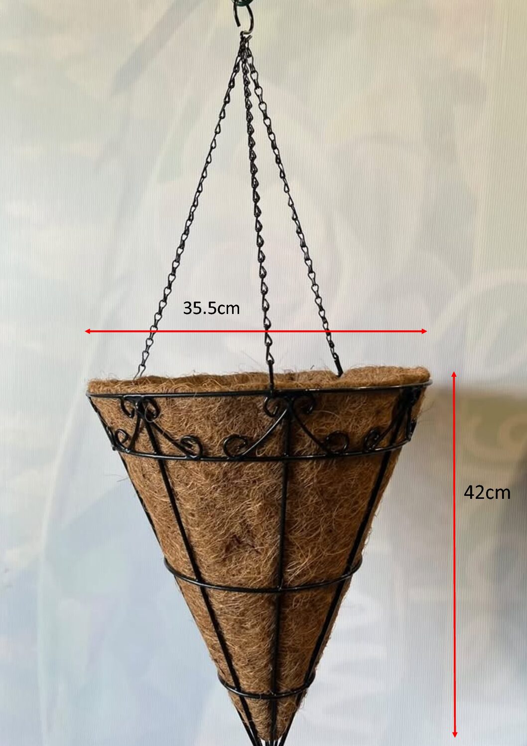 Hanging Basket:                                                                                             Madonna Cone image 0