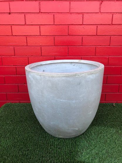 Stone-Lite Egg Planter Pots - Limestone, Large image