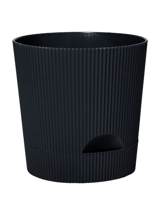 Self-Watering Pot 25cm Black