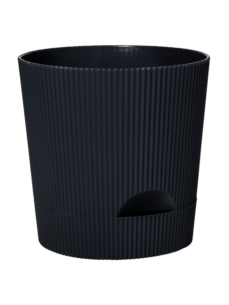 Self-Watering Pot 25cm Black
