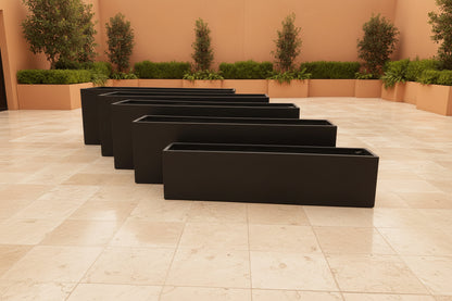 Lightweight Planter Trough Matt Black