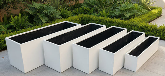 Lightweight Planter Trough Matt White