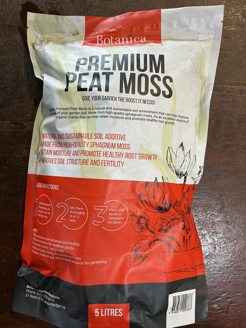 Premium Peat Moss 5L
