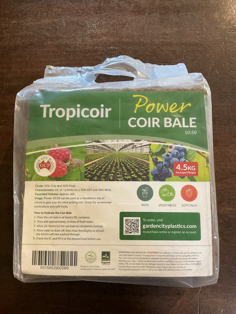 Tropicoir Power Coir Bale 4.5Kg