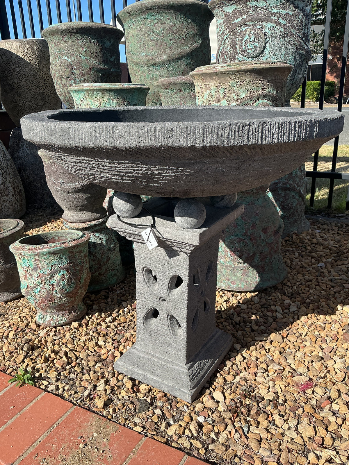 Bali Balls Bird Bath (4B)