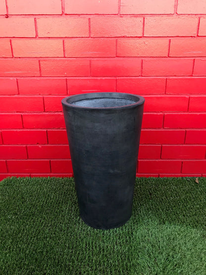 Stone-Lite Crucible Planter Pots - Charcoal, Small image