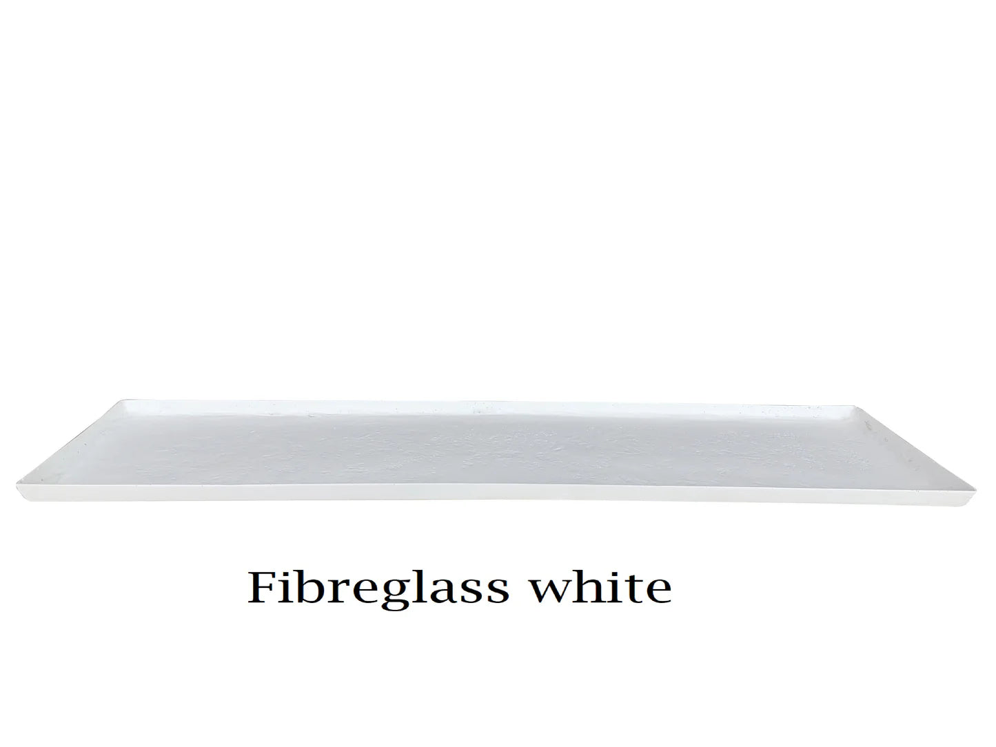Lightweight Rectangular Saucer White