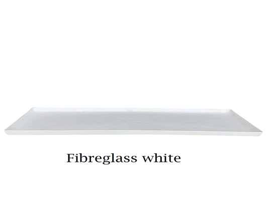 Lightweight Rectangular Saucer White