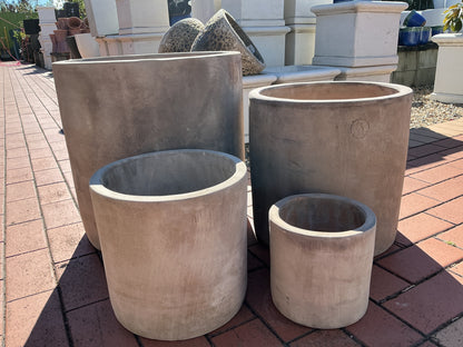 Rustic Terracotta Cylinder
