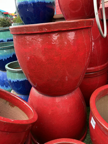 Earthy Red Glaze Pot