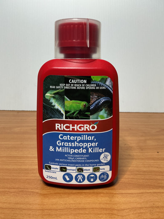Richgro Caterpillar, Grasshopper, and Millipede Killer 250mL