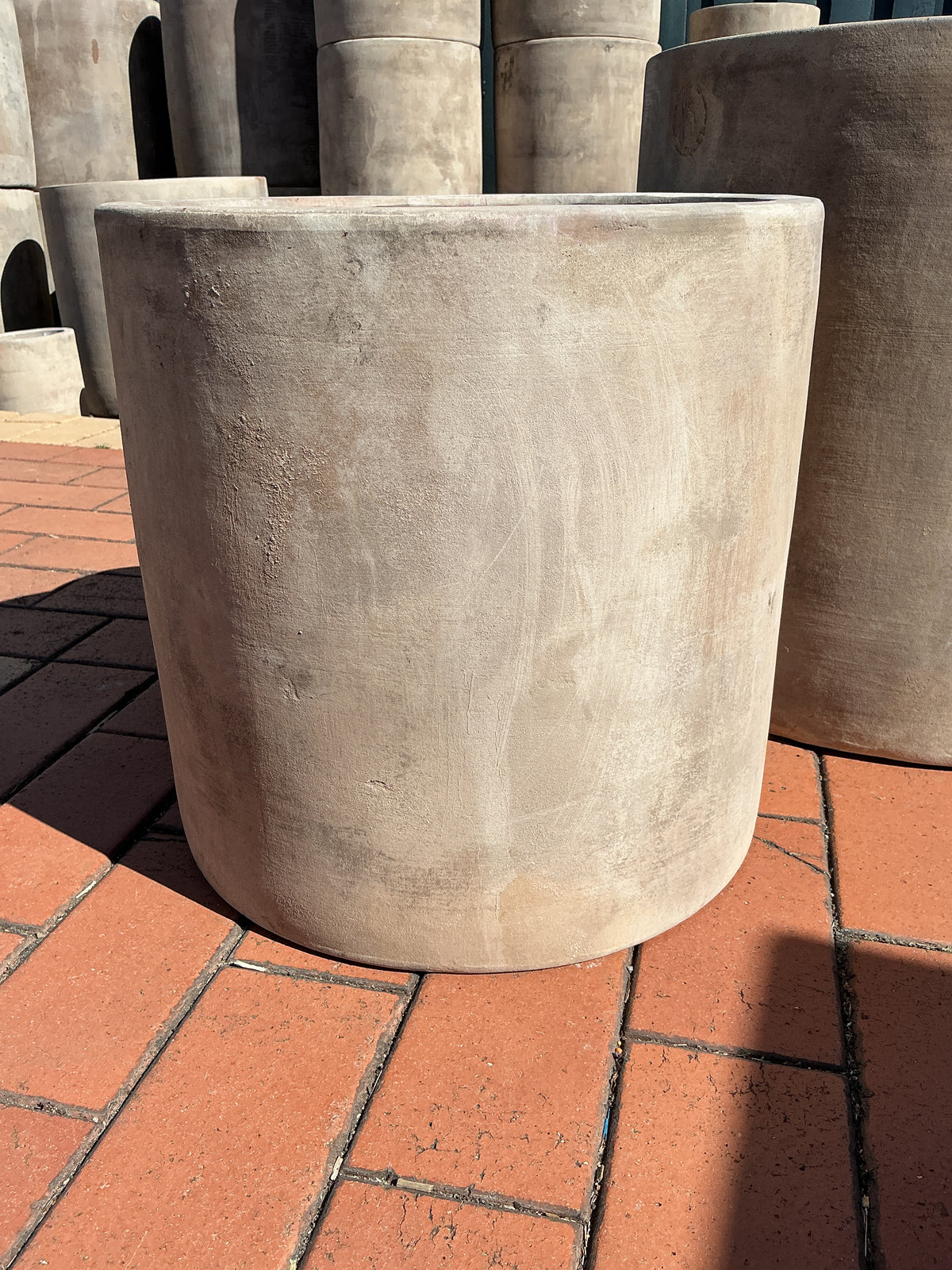 Rustic Terracotta Cylinder