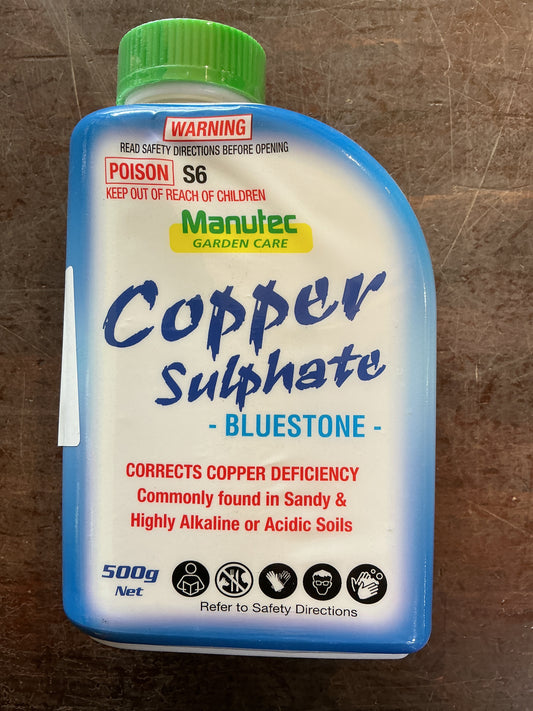 Manutec Copper Sulphate 500g