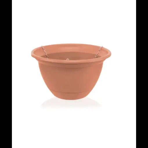 Tuscan Hanging Basket Terracotta (Self-watering) 30cm